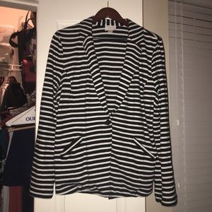 Caslon knit one button blazer